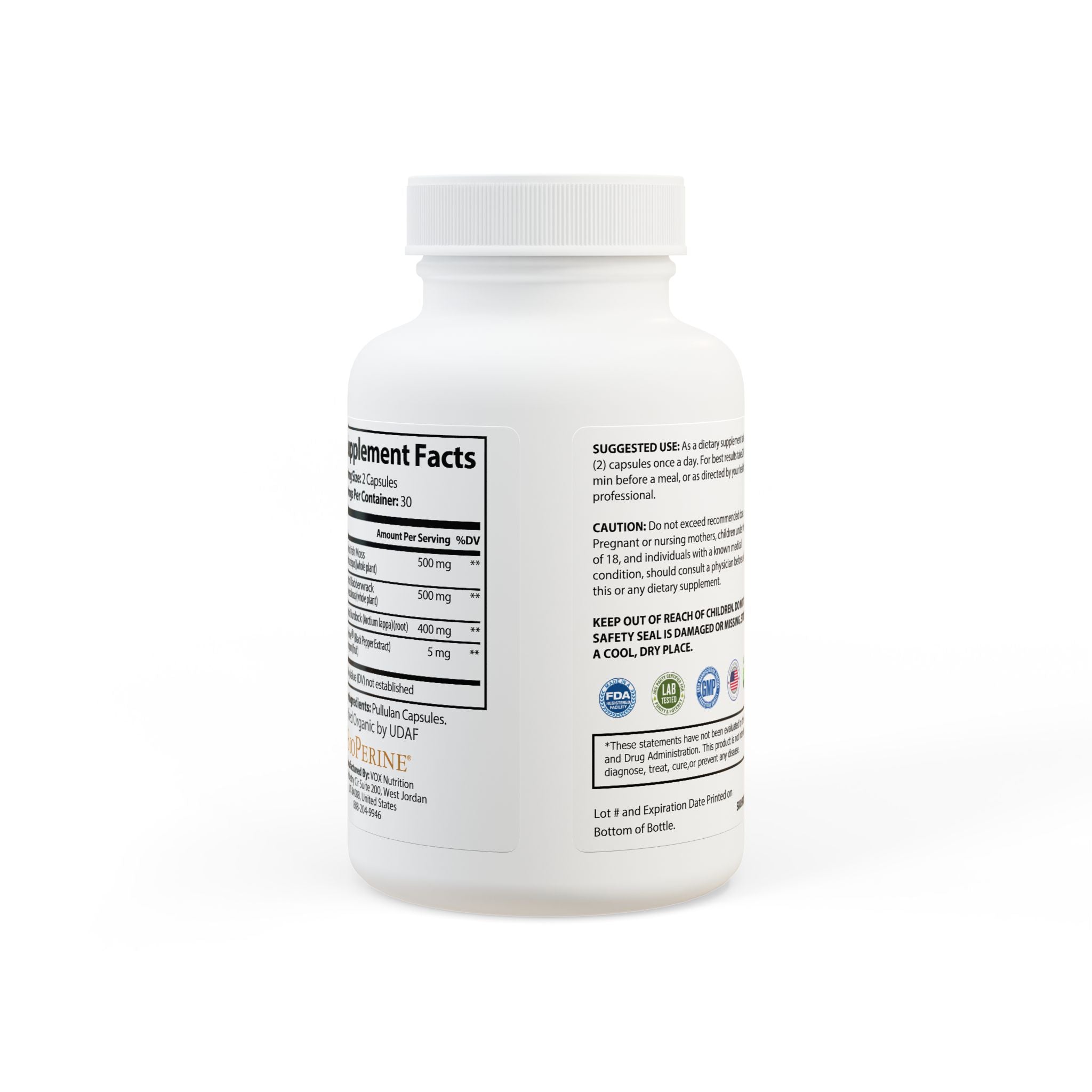 Sea Moss Supplement – 60 Capsules for Immunity