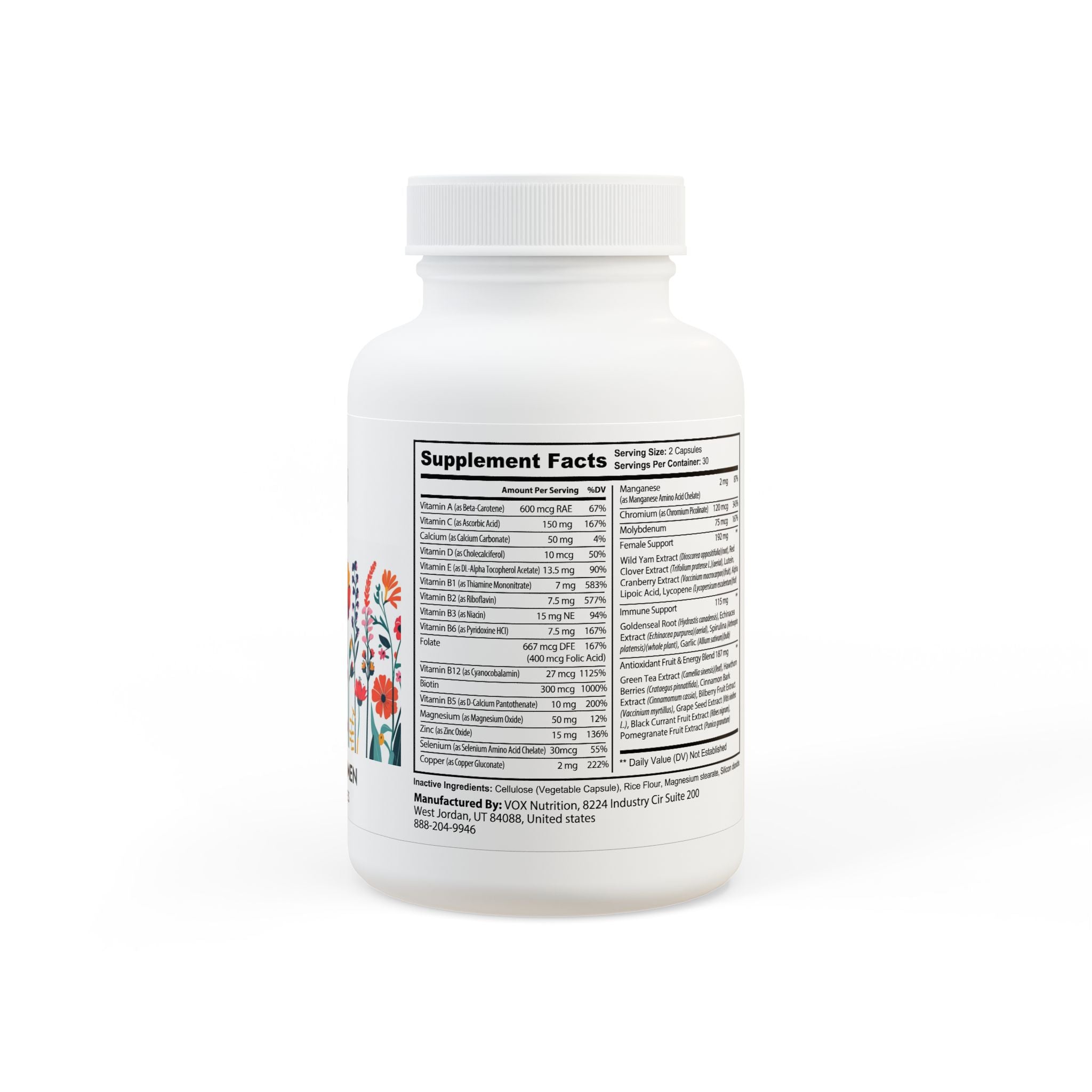 Women’s Multivitamin Supplement – 60 Capsules